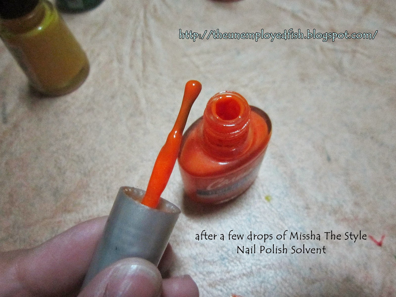 The Unemployed Fish REVIEW Missha The Style Nail Polish Solvent