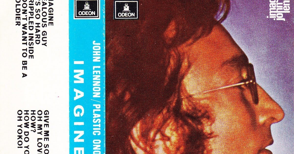 Carátulas de cassettes musicales: John Lennon - IMAGINE