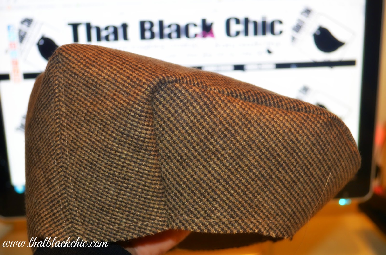 Sew What? A Page Boy Cap that's what! That Black Chic