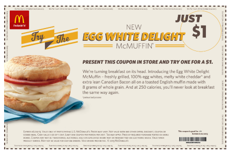 $1 egg white mcmuffin coupon