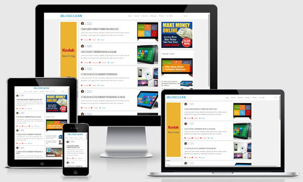 Giao diện blogger iBlogClean Responsive Giao diện blogger iBlogClean Responsive