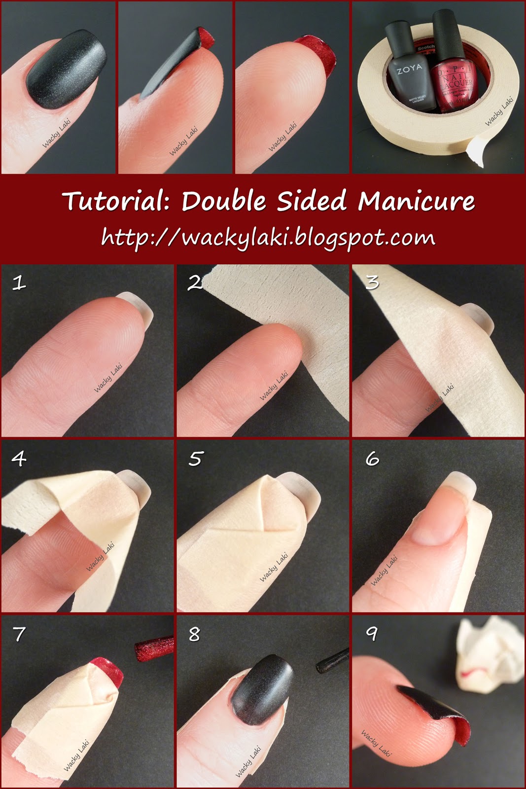 Wacky Laki Tutorial Tuesday Double Sided Manicure