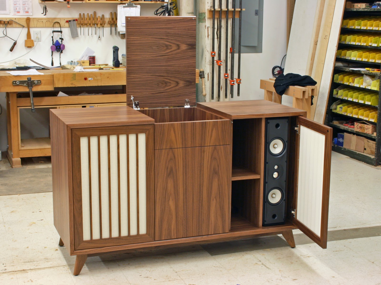 vinyl record cabinet