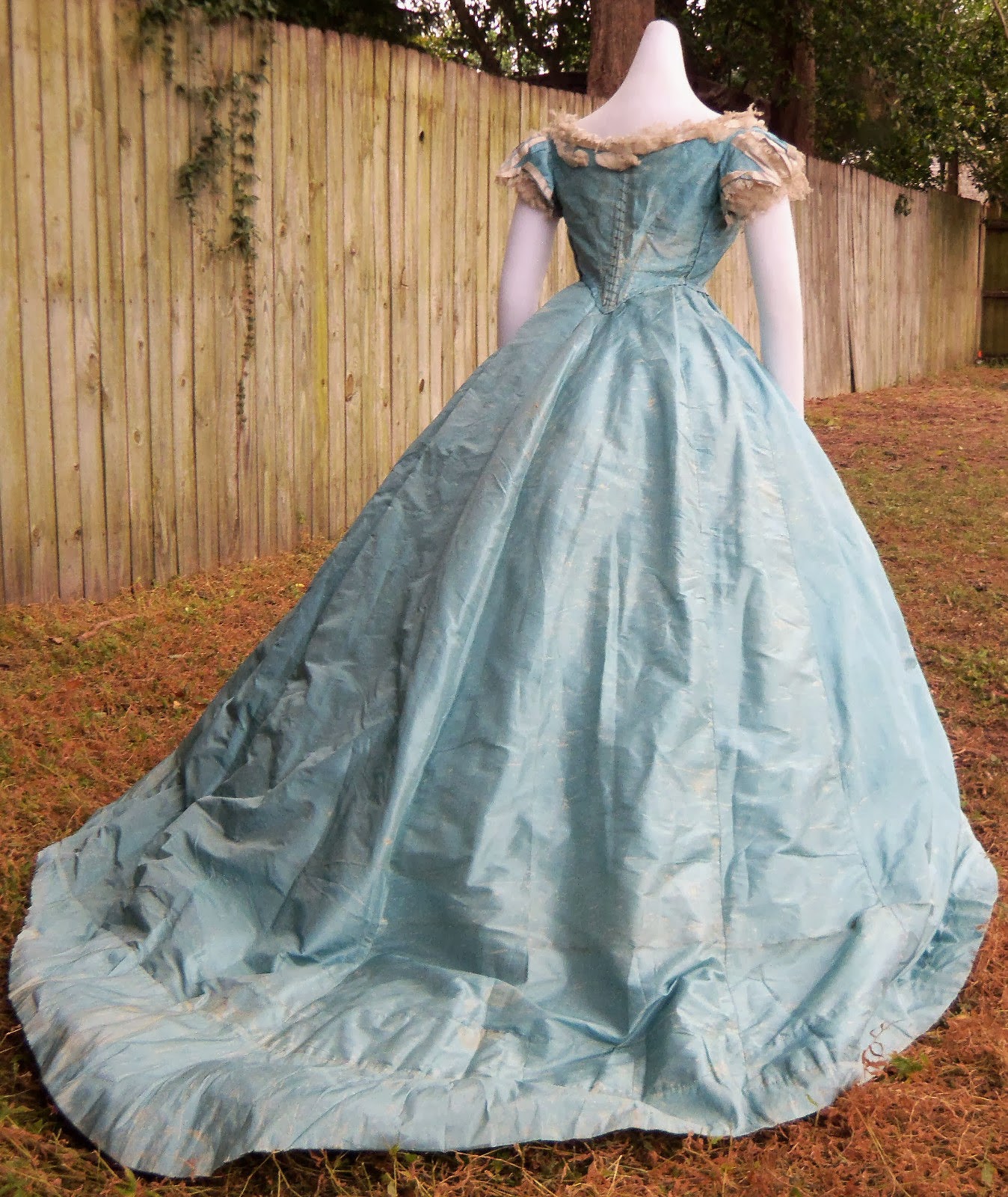 Civil War style wedding dress
