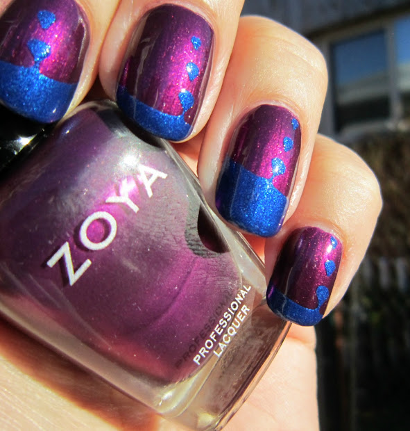 concrete and nail polish smartnails