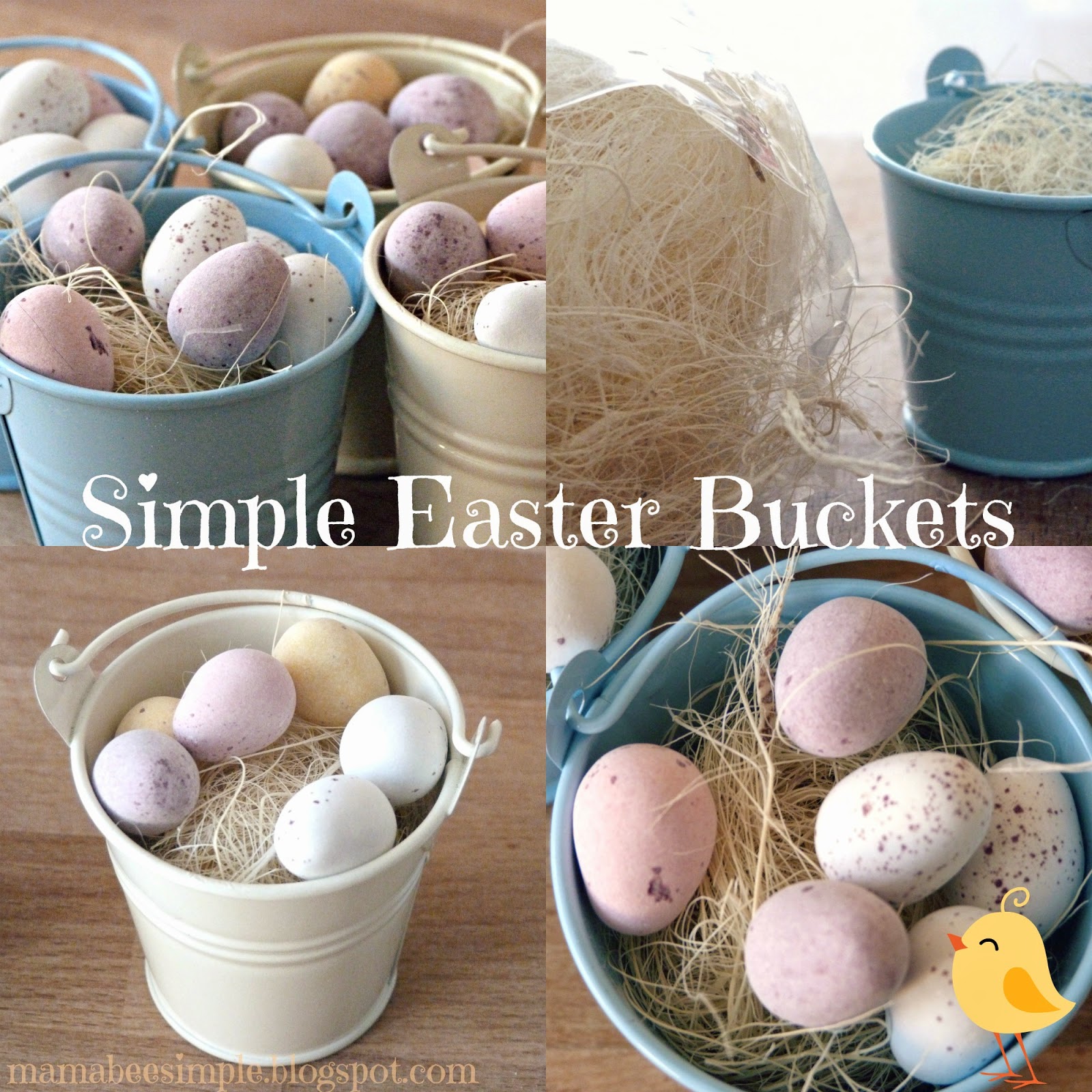Mama Bee Simple Mini Egg Easter Bucket