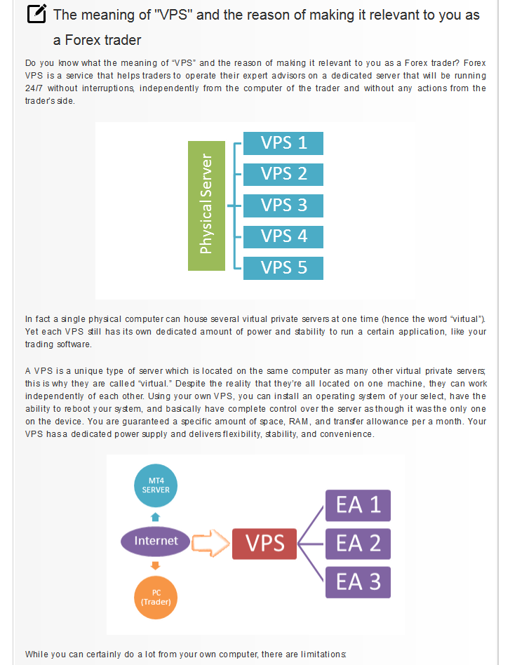 vps hosting for forex ea
