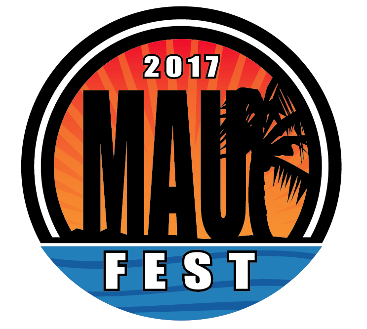 MAUI FEST 2017 LICENCE PLATE AND LOGO SNEEK PEEK