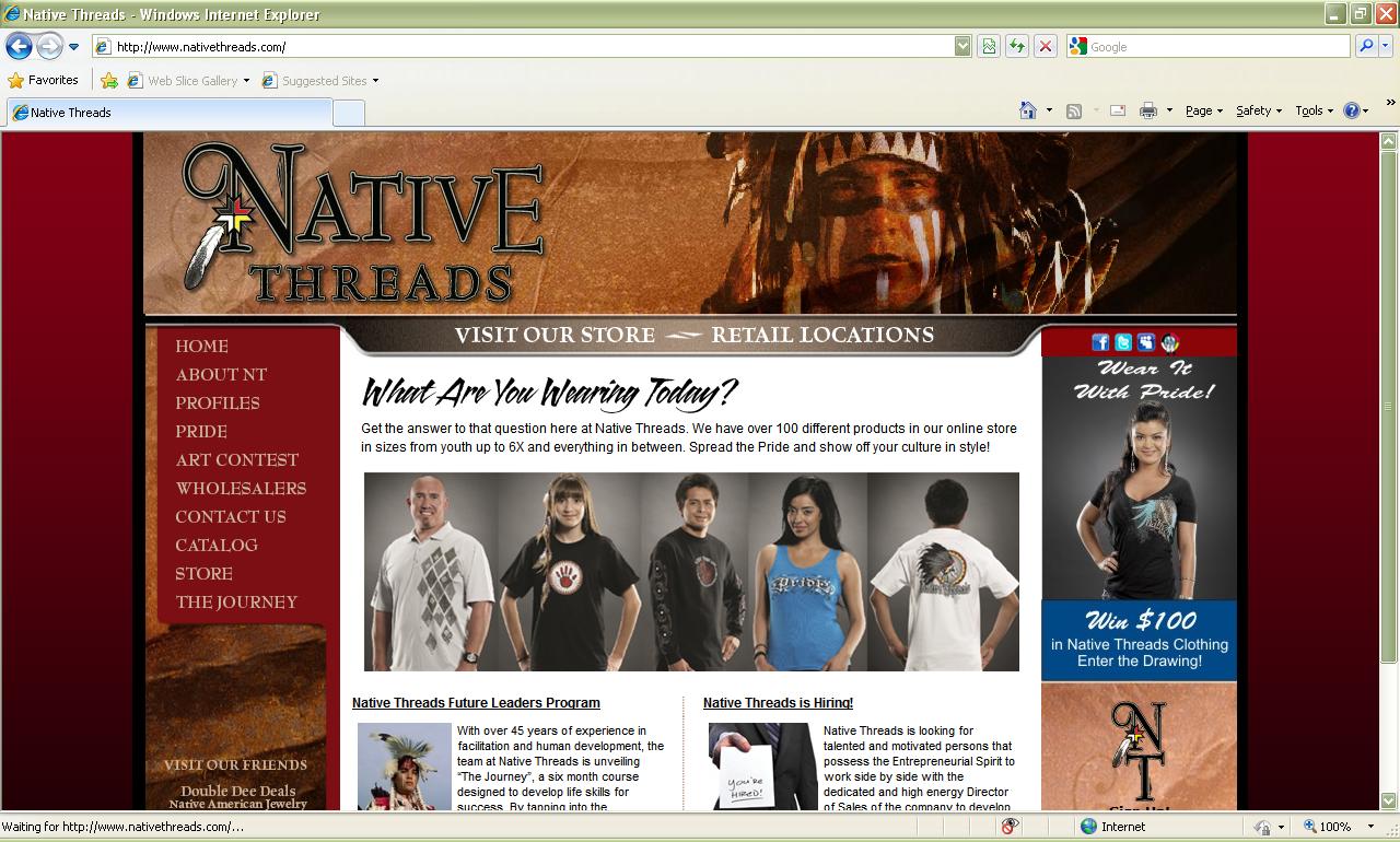 BEYOND BUCKSKIN Native Threads Online
