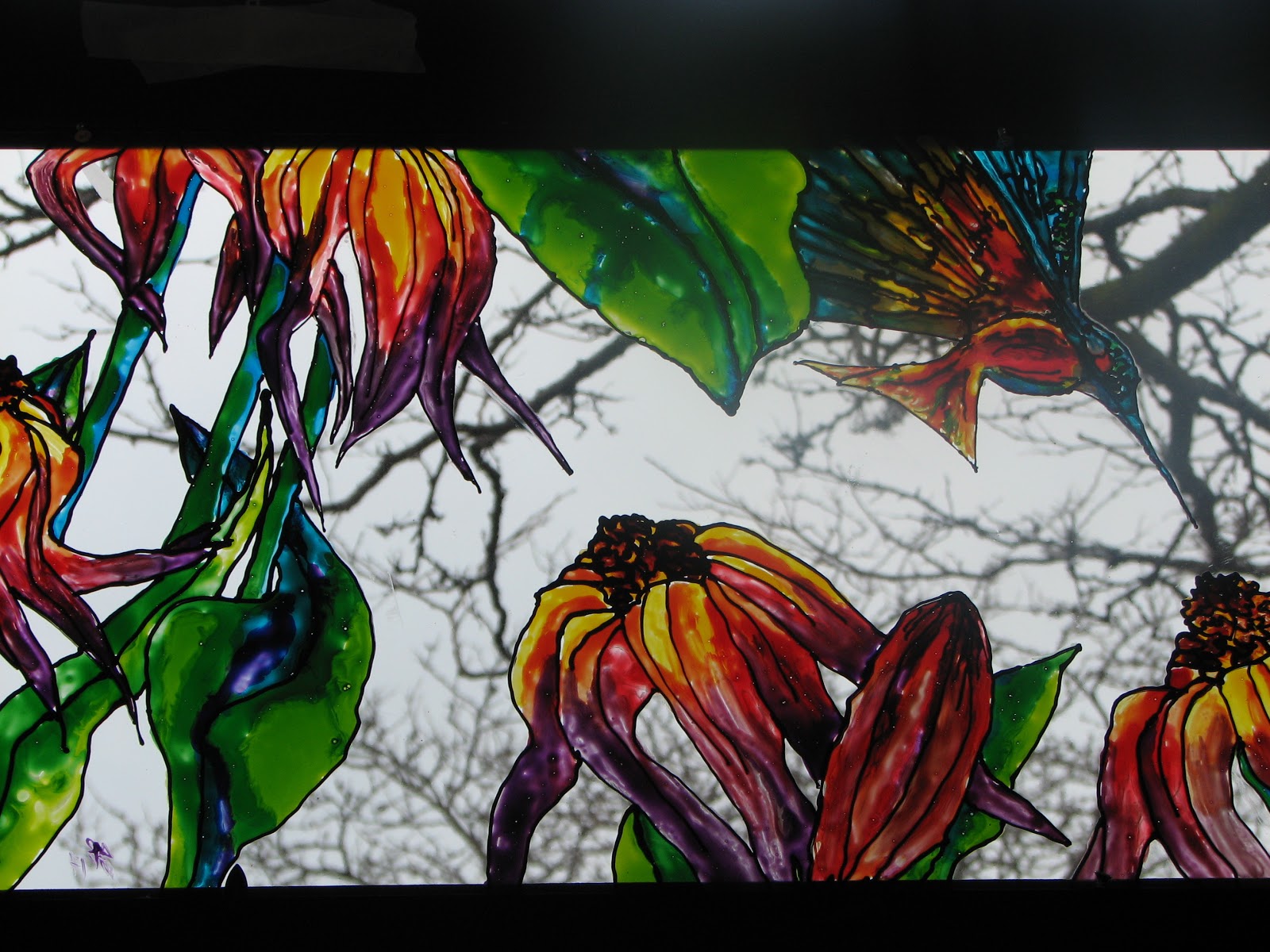 LIFE OF A TEENAGER Beautiful Design's of Glass Paintings