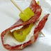 Salami, Cream Cheese, and Pepperoncini Roll-Up