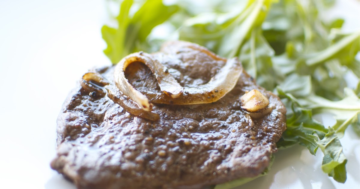 365+ Gourmet Meals on a Budget New York Steak with Caramelized Onion
