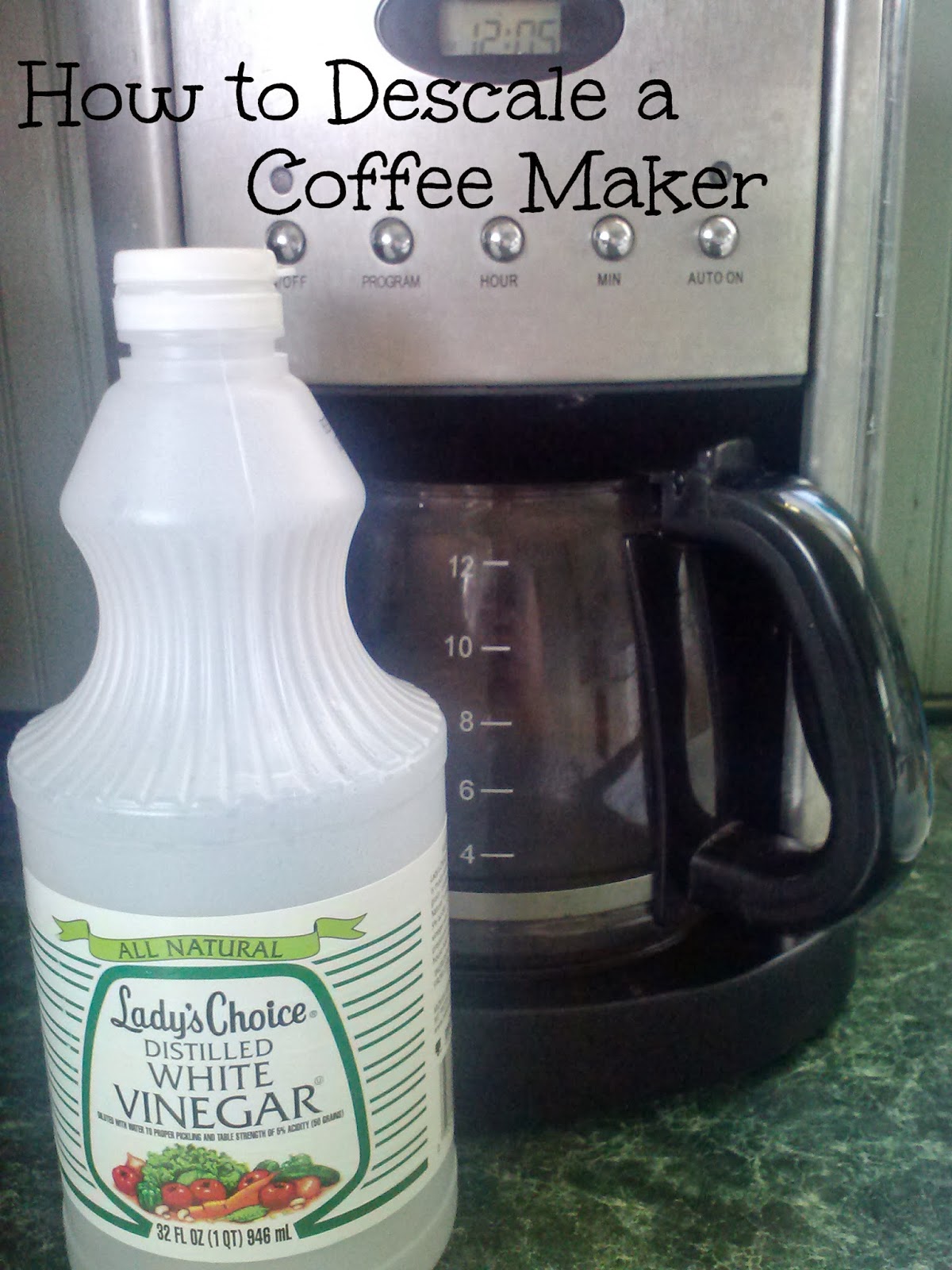 Smith and Blessings Messy Monday How to Descale a Coffee Maker