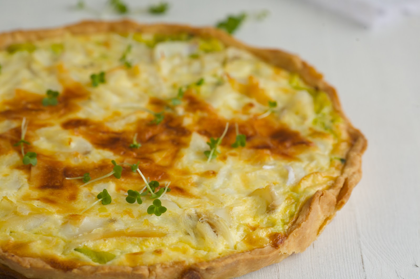 LEEK AND SMOKED HADDOCK TART Multicultural Kitchen