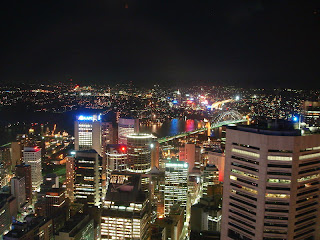 The view from Sydney Tower