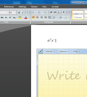 เขียน Math ด้วย Math Input Panel เขียน Math ด้วย Math Input Panel