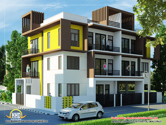 Modern contemporary home elevations - April 2012 Modern contemporary home elevations - April 2012