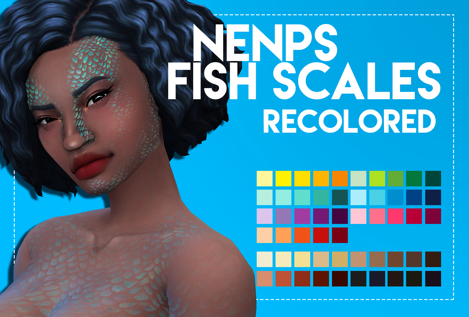 Poetry makes me cry 🌸 Nenps Fish Scales Recolor 🌸