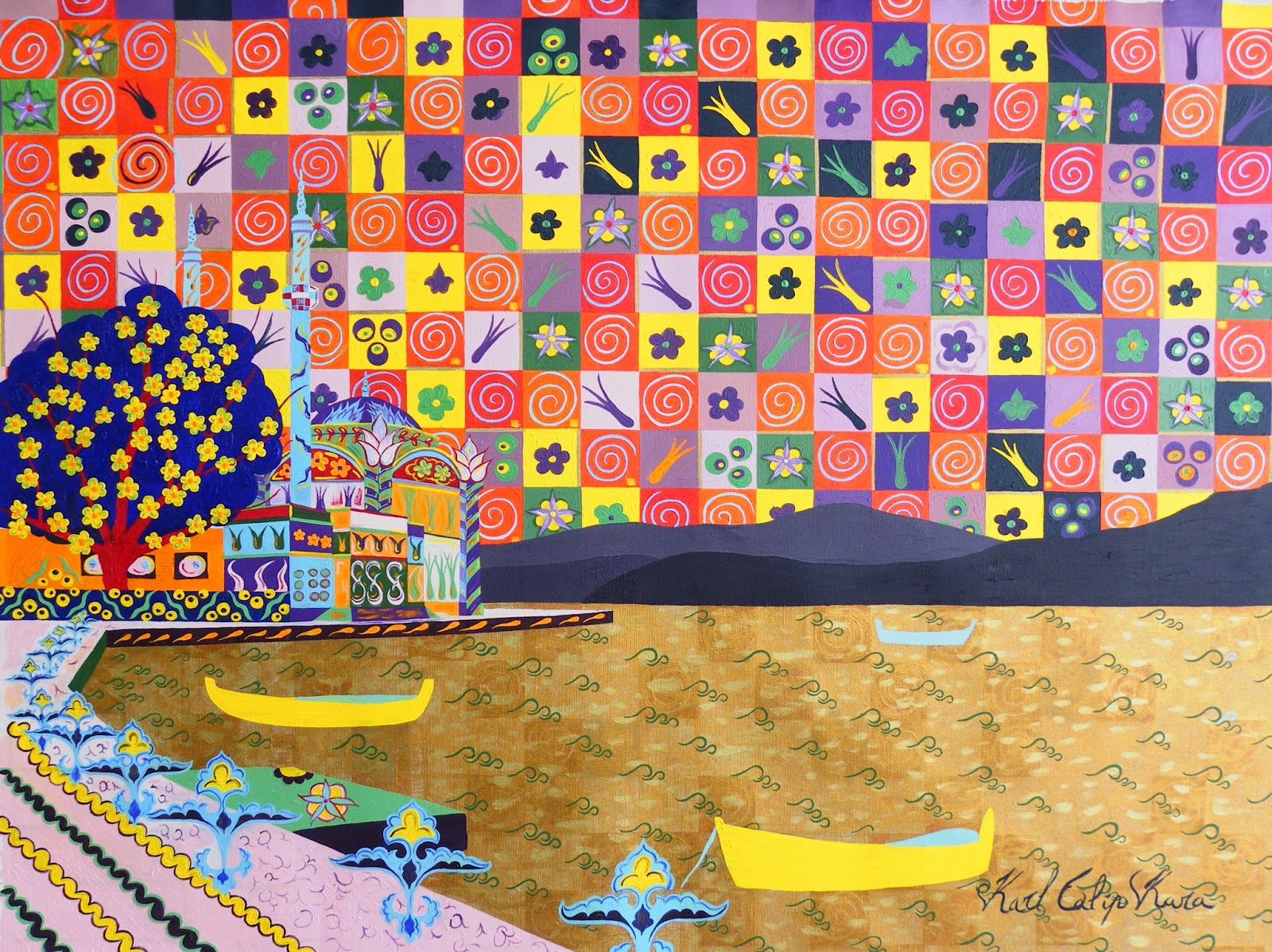 ottoman turkish painter karl talip kara: Turkish Painter Karl Talip 