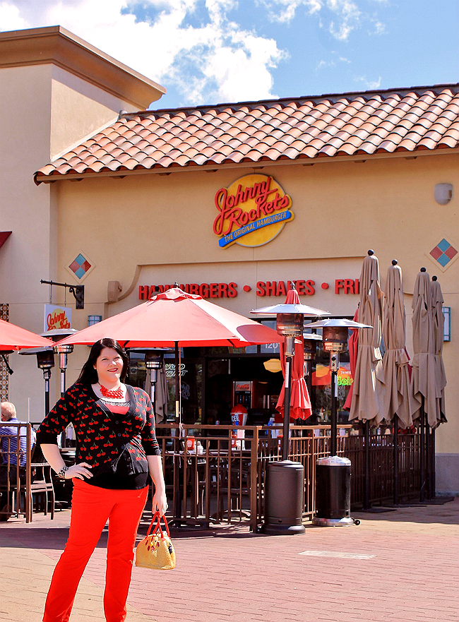 Visit a Johnny Rockets near you for a taste of The Original Hamburger (Chicken Melts and Boca Patties too!) a handspun malt, and classic Americana in a 50's diner setting!