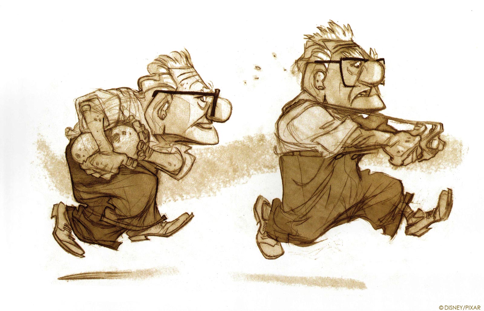 living lines library up 2009 character design characters from up