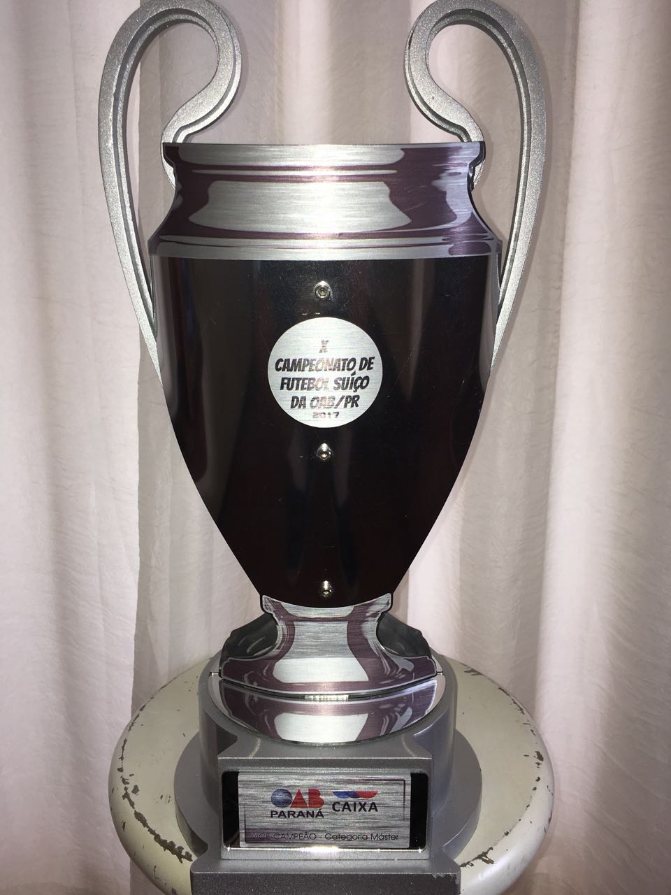 Troféu de Vice Campeão da Copa OAB Master 2017