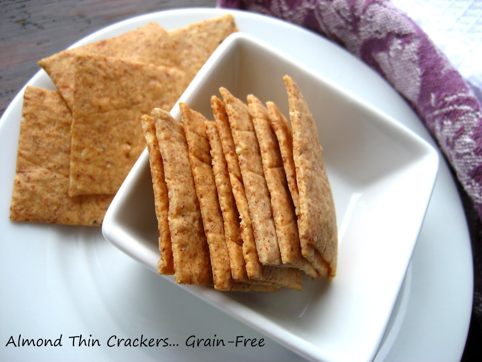 Home Cooking In Montana GrainFree Crackers... Almond Thins
