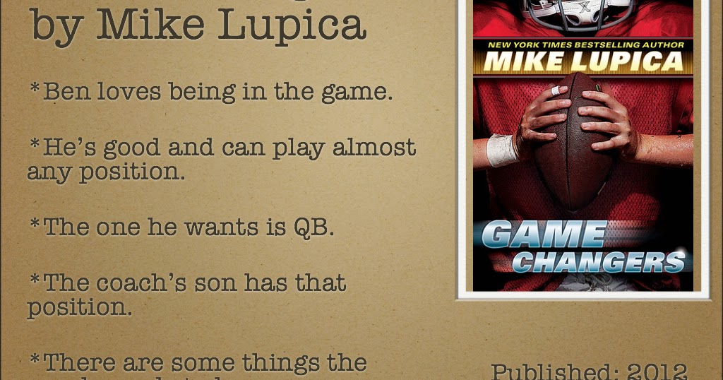 Young Adult Reading Machine Game Changer by Mike Lupica