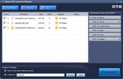 Simpo PDF Converter Ultimate 1.5.1.0