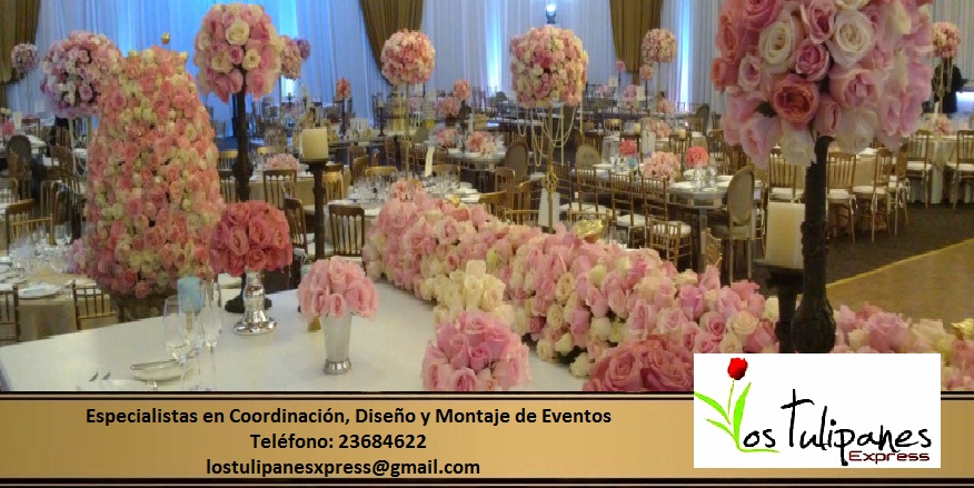 Los tulipanes express (flores, banques, eventos y más ... Boda Jardín diseño