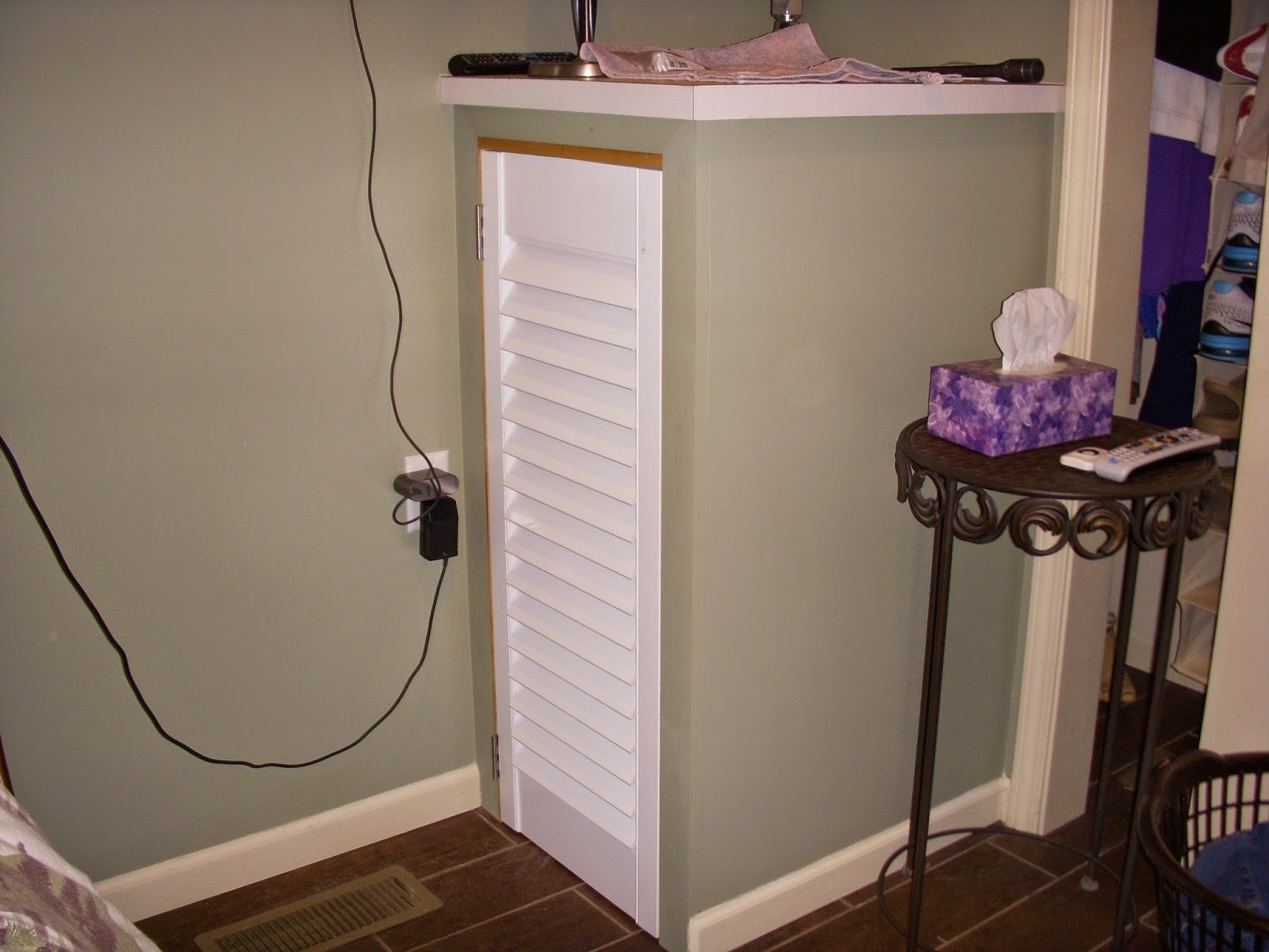 Handicap kitchen cabinets Drum roll!! Now introducing the prosthetic leg charging cabinet!!