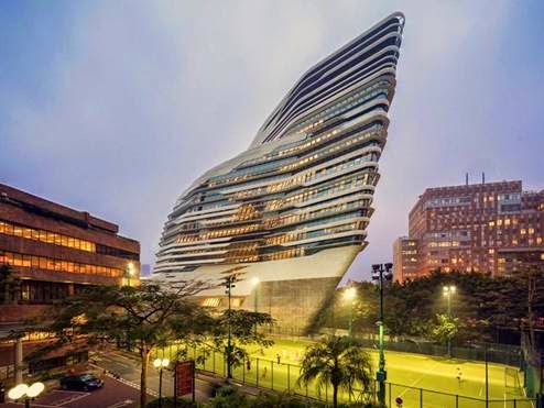 Tháp Jockey Club tại Hong Kong -Kiến trúc sư Zaha Hadid thiết kế (lọt danh sách công trình giáo dục đại học và nghiên cứu) Tháp Jockey Club tại Hong Kong -Kiến trúc sư Zaha Hadid thiết kế (lọt danh sách công trình giáo dục đại học và nghiên cứu)