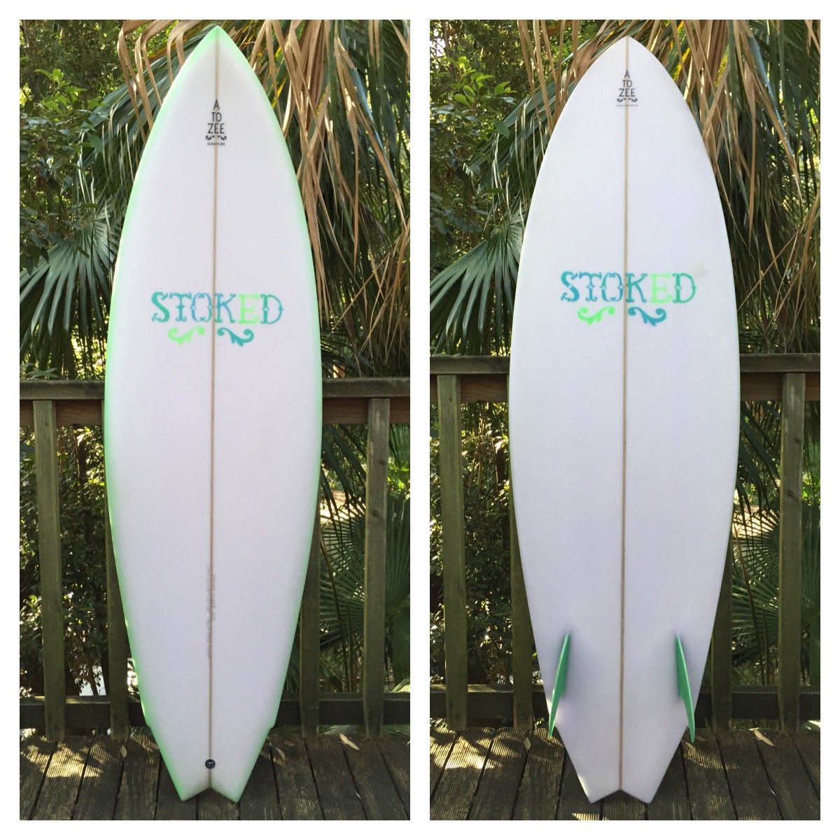 Model 5-Stoked! twin fin