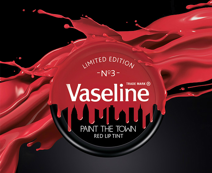 My Vitrina Beauty Flash Vaseline Paint The Town Red Lip Tint