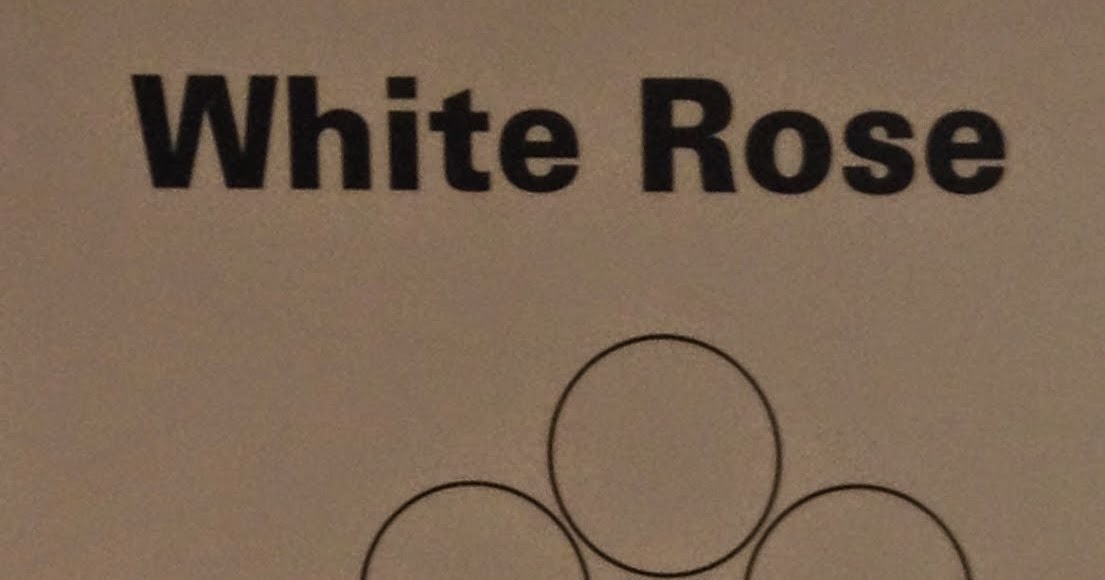 Wheeling Jesuit University History Department The White Rose Movement