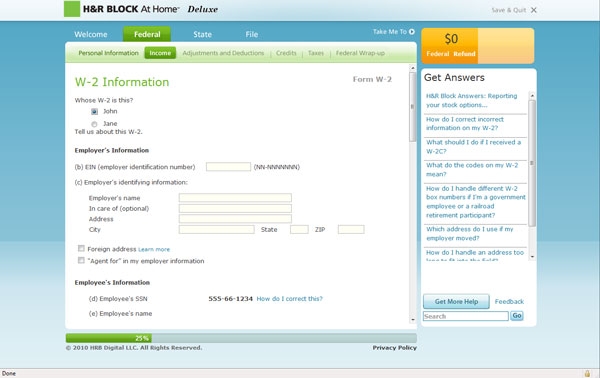 W-2 stock options
