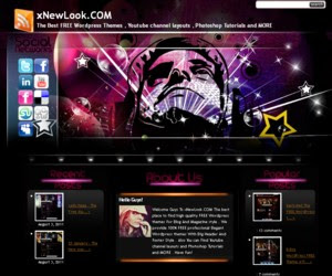PartyPress Blogger Template