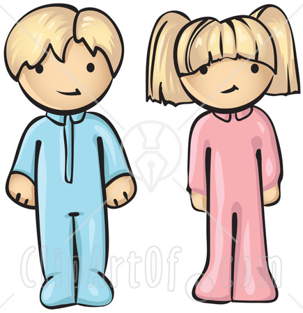 Children In Pajamas