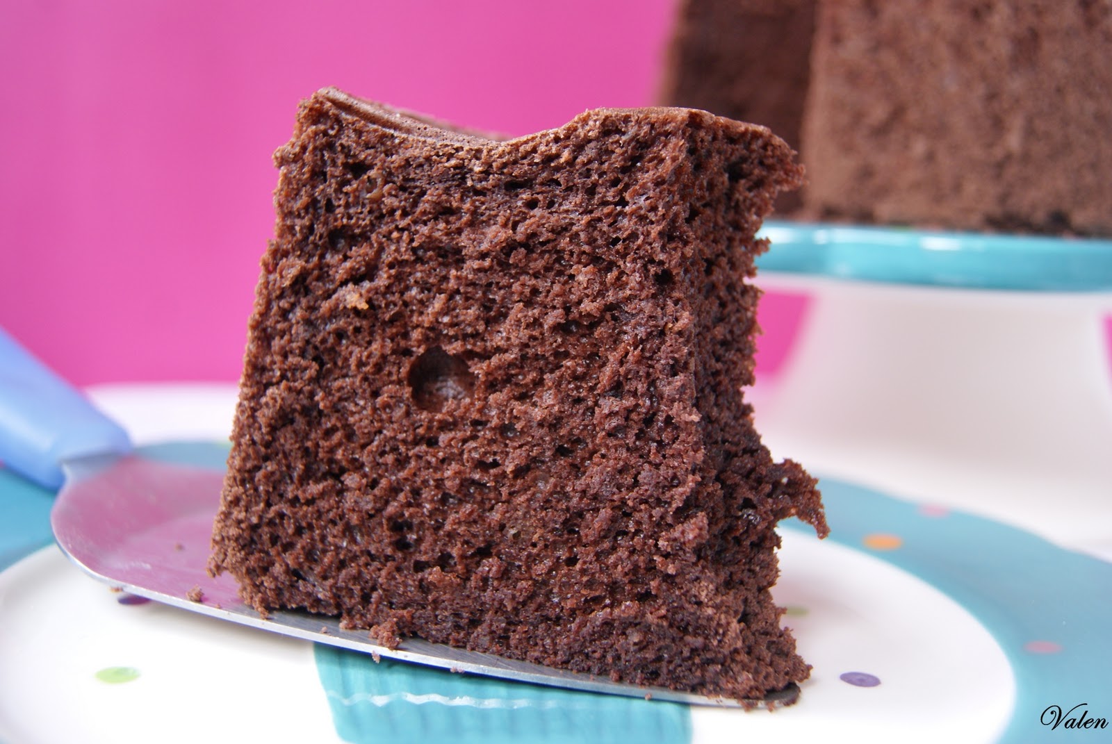 Valentina en la cocina Whole Wheat Flour Chocolate Chiffon Cake