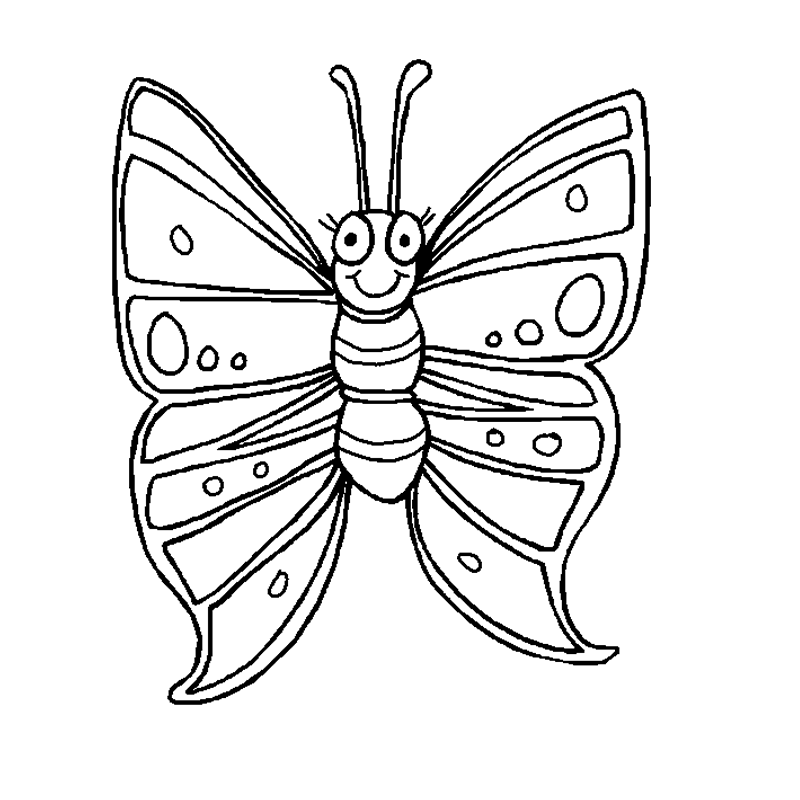 butterfly coloring pages title=