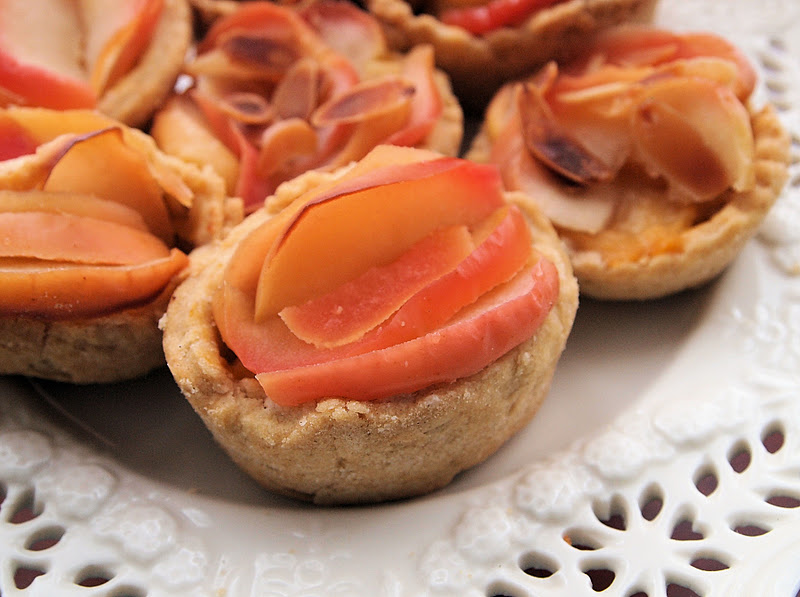 Baking! Pink Lady Apples and Little Apple and Custard Tartelettes