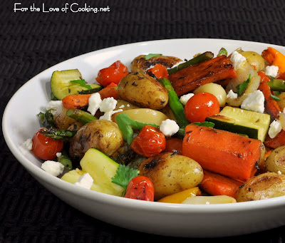 Roasted Vegetables with Feta