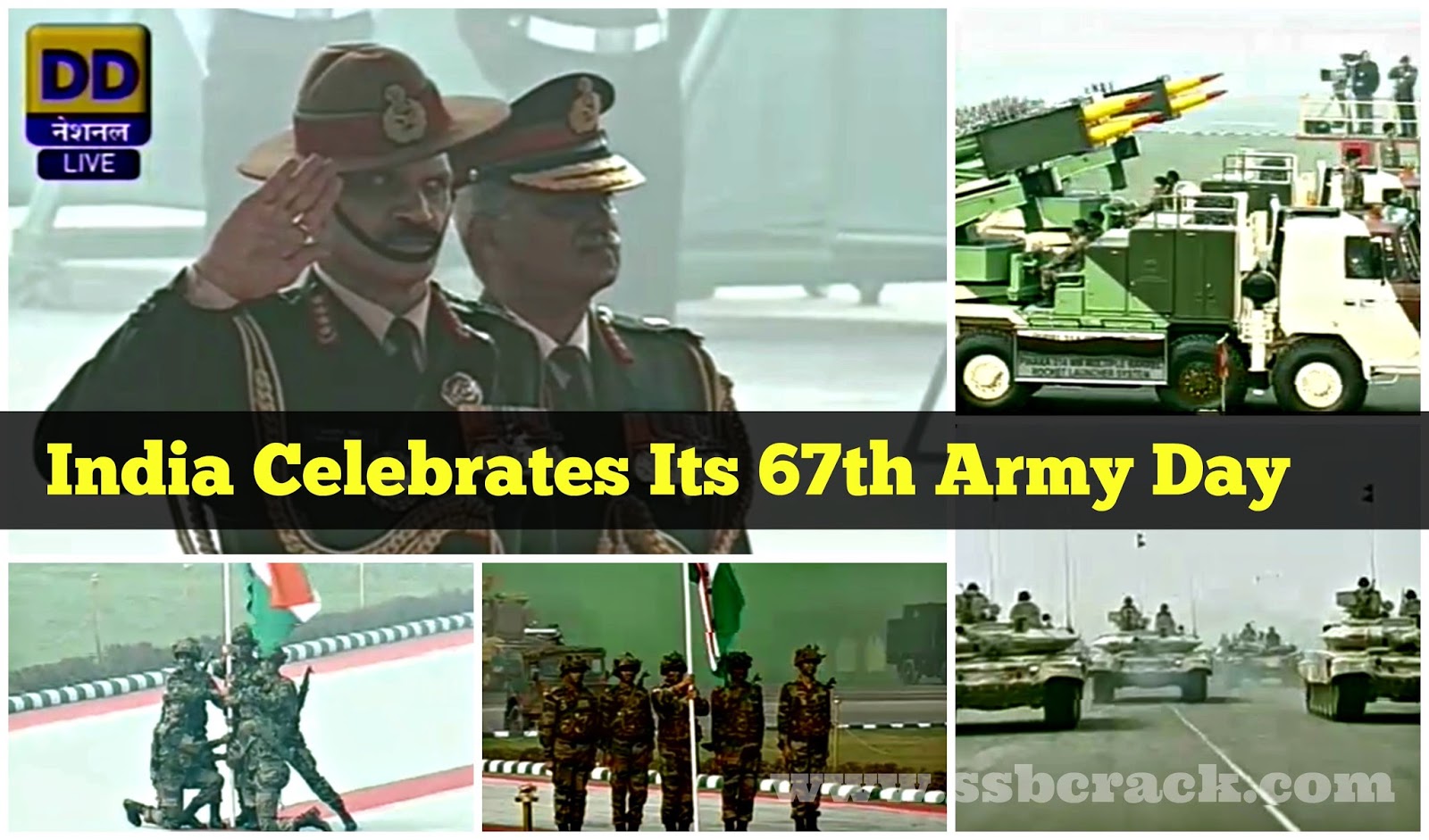 India Celebrates Its 67th Army Day