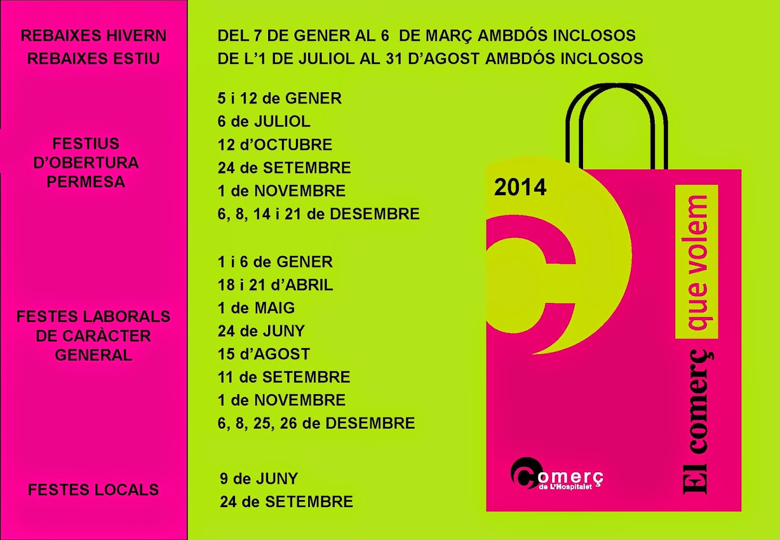 FESTIVOS COMERCIAL festivos comercial: