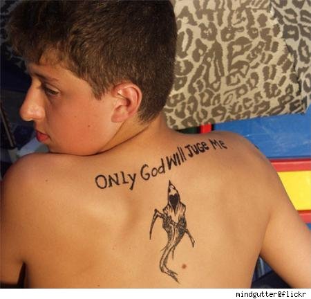 Small Back Tattoos For Guys