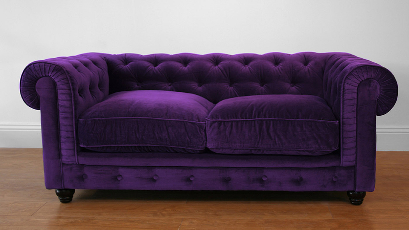 ROSE WOOD FURNITURE: velvet sofa