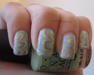 Pastel Spring Water Marble