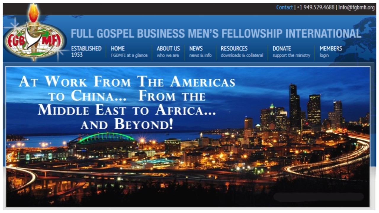 Full Gospel Business Men's Fellowship International (Website)
