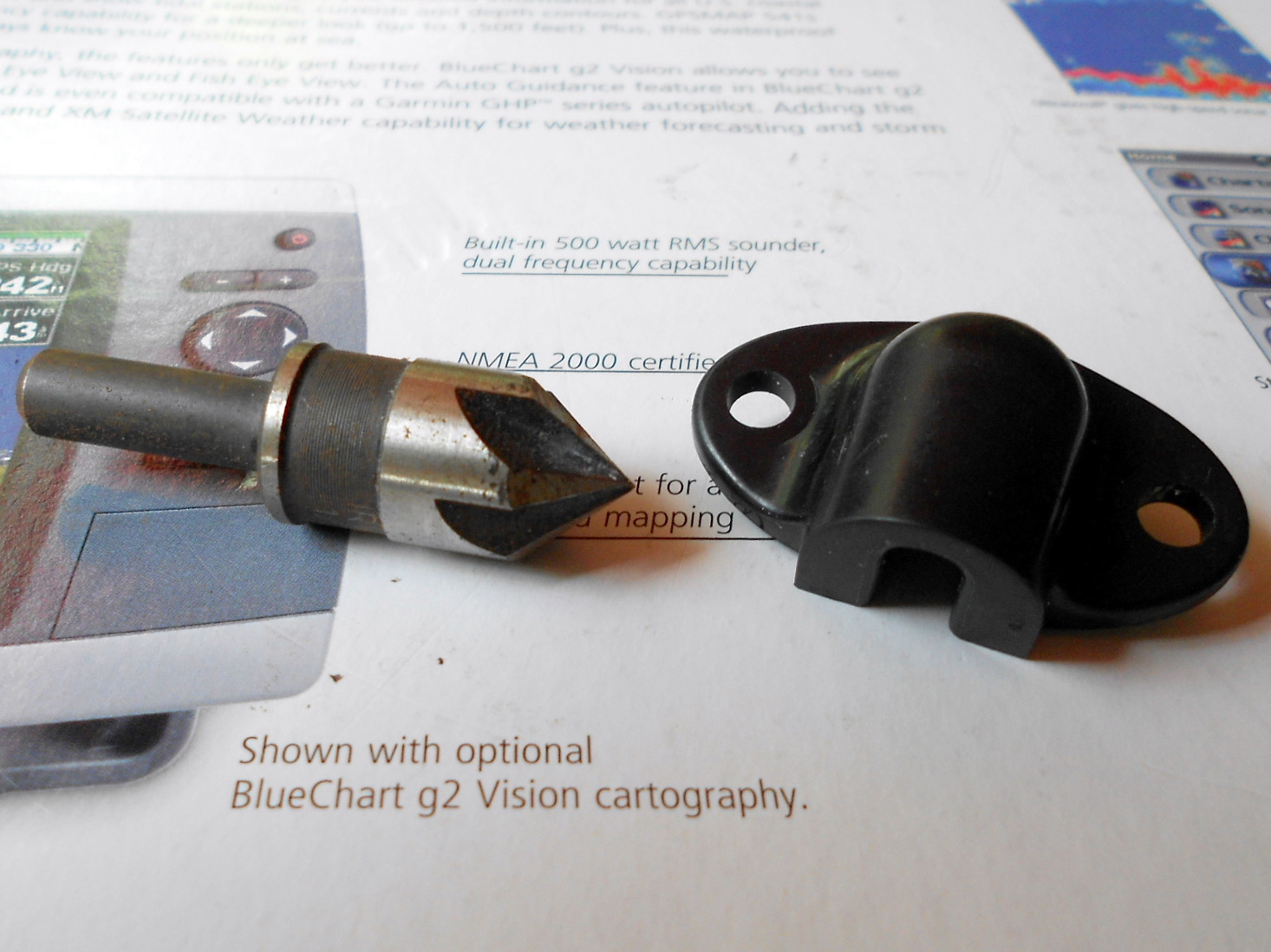 The Marine Installer's Rant Stiffening up a small Garmin GPS