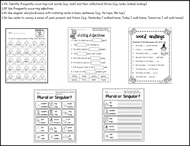 Sarah's First Grade Snippets: Halloween Resources for your First Grade